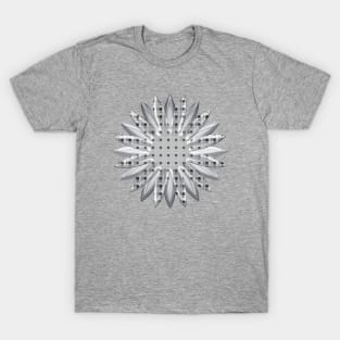 Flower power (silver) T-Shirt